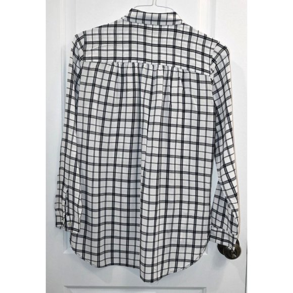 Loft Womens Long-Sleeve Button-Up Blouse Shirt Top Size Small - Picture 2 of 2